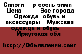 Сапоги 35 р.осень-зима  › Цена ­ 700 - Все города Одежда, обувь и аксессуары » Мужская одежда и обувь   . Иркутская обл.